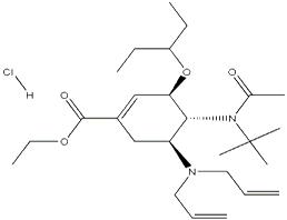 (3R,4R,5S)-4-N-乙?；?叔丁基)氨基-5-N,N-二烯丙基氨基-3-(1-乙基丙氧基)-1-環(huán)己烯-1-甲酸乙酯單鹽酸鹽