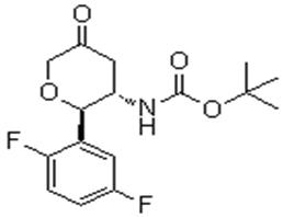 N-[(2R,3S)-2-(2,5-二氟苯基)四氫-5-氧代-2H-吡喃-3-基]氨基甲酸叔丁酯