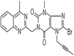 8-溴-7-(2-丁炔-1-基)-3,7-二氫-3-甲基-1-[(4-甲基-2-喹唑啉基)甲基]-1H-嘌呤-2,6-二酮