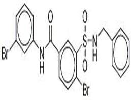 4-溴-N-(4-溴苯基)-3-[[(苯基甲基)氨基]磺?；鵠苯甲酰胺