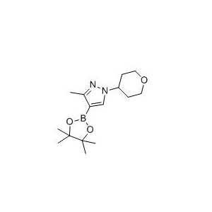 3,5-dimethyl-1-(tetrahydro-2H-pyran-4-yl)-4-(4,4,5,5-tetramethyl-1,3,2-dioxaborolan-2-yl)-1H-pyrazole