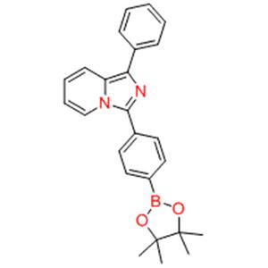 1-苯基-3-（4-（4,4,5,5-四甲基-1,3,2-二氧雜環(huán)戊硼烷-2-基）苯基）咪唑并[1,5-a]吡啶