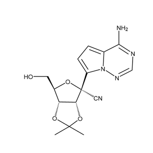 D-ALTRONONITRILE, 2-C-(4-AMINOPYRROLO[2,1-F][1,2,4]TRIAZIN-7-YL)-2,5-ANHYDRO-3,4-O-(1-METHYLETHYLIDENE)-