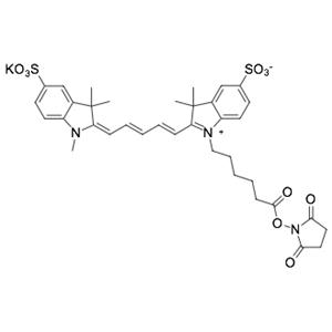 Sulfo-Cyanine5 NHS ester，Sulfo-Cy5 NHS ester