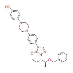 2-[(1S,2S)-1-乙基-2-芐氧基丙基]-2,4-二氫-4-[4-[4-(4-羥基苯基)-1-哌嗪基]苯基]-3H-1,2,4-三氮唑-3-酮