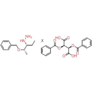 [S-(R',R')]-2,3-雙(苯甲酰氧基)丁二酸和 [S-(R',R')]-[1-乙基-2-(苯基甲氧基)丙基]肼的化合物