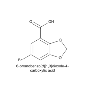 6-溴苯并[D][1,3]1,3-二氧雜環(huán)戊烯-4-羧酸