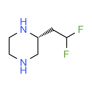 (R)-2-(2,2-difluoroethyl)piperazine