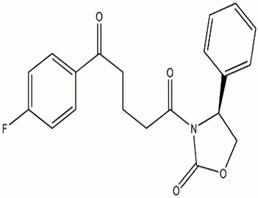 (4S)-3-[5-(4-氟苯基)-1,5-二氧代戊基]-4-苯基-2-惡唑烷酮