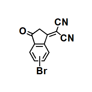 5(6)-溴-3-(二氰基亞甲基)茚-1-酮混合物