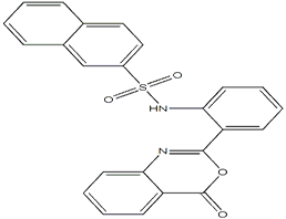 N-[2-(4-氧代-4H-3,1-苯丙惡嗪-2-基)苯基]-2-萘磺酰胺