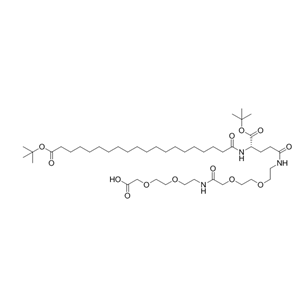 二十烷二酸單叔丁酯-谷氨酸-叔丁酯-AEEA-AEEA