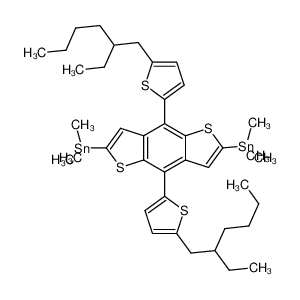 2,6-二(三甲基錫)-4,8-二(5-(2-乙基己基)噻吩-2-基)-苯并二噻吩