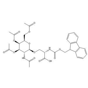 N-[芴甲氧羰基]-O-[3,4,6-三-O-乙酰基-2-(乙酰氨基)-2-脫氧-BETA-D-吡喃半乳糖基]-L-絲氨酸