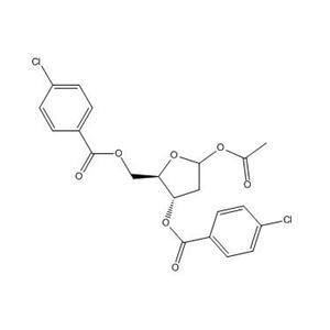 1-氧-乙?；?2-脫氧-3,5-二對(duì)氯苯甲?；?D-核糖