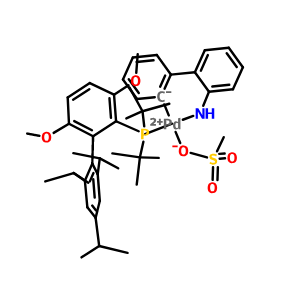 甲磺酸-2-(二叔丁基膦基)-3,6-二甲氧基-2',4',6'-三異丙基-1,1'-聯(lián)苯(2-氨基-1,1'-聯(lián)苯-2-基)鈀(II)