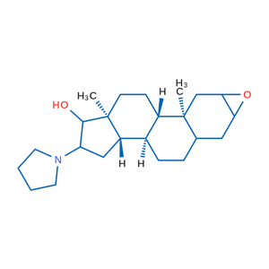 2a,3a-Epoxy-16b-(1-pyrrolidinyl)-5a-androstan-17b-ol