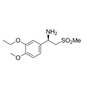 中文名稱	(R)-1-(3-乙氧基-4-甲氧基苯基)-(甲磺?；?乙胺 英文名稱	(R)-1-(3-Ethoxy-4-Methoxyphenyl)-2-(Methylsulfonyl)ethylaMi