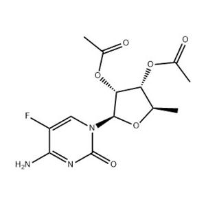 2',3'-二-O-乙酰基-5'-脫氧-5-氟-D-胞啶