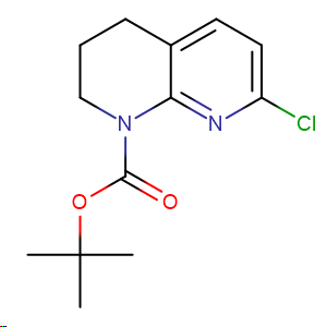 叔-丁基 7-氯-3,4-二氫-1,8-萘啶-1(2H)-甲酸基酯