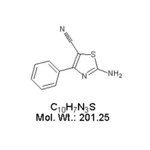 2-氨基-5-氰基-4-苯噻唑