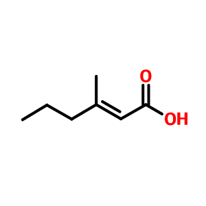 (2E)-3-甲基己-2-烯酸