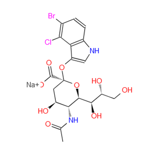 5-溴-4-氯-3-吲哚-α-D-N-乙酰神經(jīng)氨酸鈉鹽