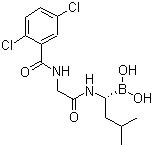 CAS 登錄號(hào)：1072833-77-2, Ixazomib, B-[(1R)-1-[[2-[(2,5-二氯苯甲?；?氨基]乙酰基]氨基]-3-甲基丁基]硼酸