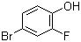 CAS 登錄號(hào)：2105-94-4, 4-溴-2-氟苯酚