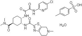 CAS 登錄號：1229194-11-9, 伊多塞班對甲苯磺酸鹽一水合物