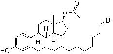 CAS 登錄號：875573-66-3, (7a,17b)- 7-(9-溴壬基)雌甾-1,3,5(10)-三烯-3,17-二醇 17-醋酸酯