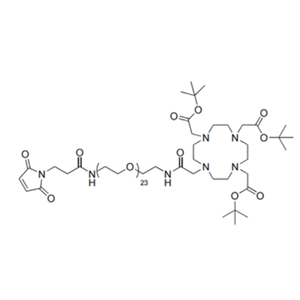 DOTA-tris(TBE)-amido-dPEG23-Maleimide