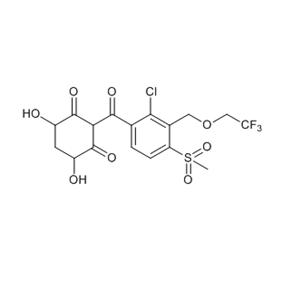 3-{2-氯-2-甲磺?；?2-[(2,4,6-三氟乙氧基)甲基]苯甲?；鶀-4,6-二羥基環(huán)己烷-1,3-二酮