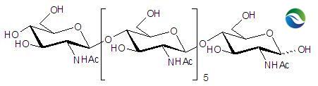 12.N,N,N,N,N,N,N-七乙酰基殼七糖(圖1)