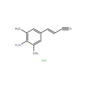 (E)-3-(4-氨基-3,5-二甲基苯基)丙烯腈鹽酸鹽