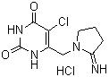 CAS 登錄號：183204-72-0, 5-氯-6-[(2-亞氨基-1-吡咯烷基)甲基]-2,4(1H,3H)-嘧啶二酮單鹽酸鹽