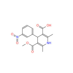 2,6-二甲基-5-甲氧基羰基-4-(3-硝基苯)-1,4-二氫吡啶-3-甲酸