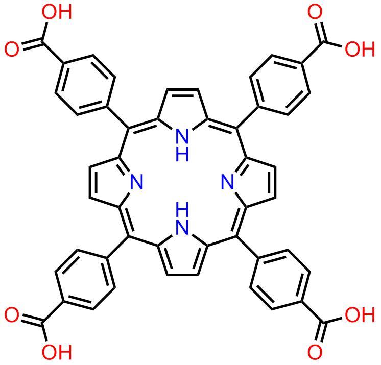 中-四(4-羧基苯基)卟吩,cas:14609-54-2-齊岳生物