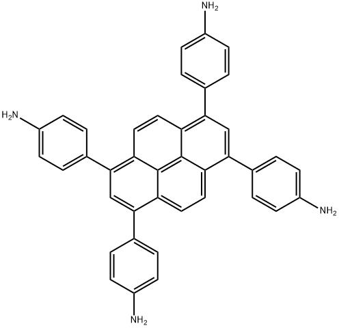 1,3,6,8-四-(對胺基苯基)-芘,CAS號:1610471-69-6,分子式:C40H30N4