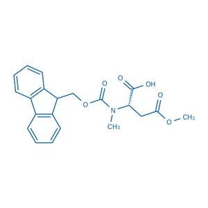 (S)-2-((((9H-芴-9-基)甲氧基)羰基)(甲基)氨基)-4-甲氧基-4-氧代丁酸