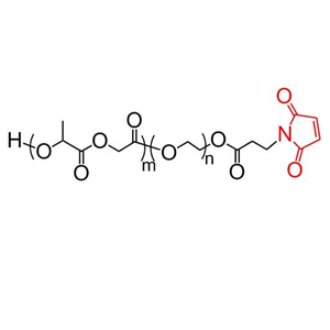 聚（D,L-丙交酯-co-乙交酯）聚乙二醇-馬來(lái)酰亞胺