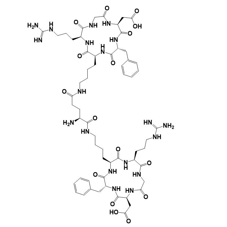 E-[c(RGDfK)2] H-Glu(Cyclo(Arg-Gly-Asp-D-Phe-Lys))2.png