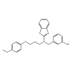 3-[[2-苯并惡唑基[3-(4-甲氧基苯氧基)丙基]氨基]甲基]苯酚