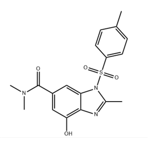 4-羥基-N,N,2-三甲基-1-對(duì)甲苯磺?；?1H-苯并[D]咪唑-6-甲酰胺