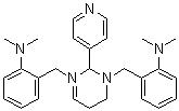 CAS 登錄號(hào)：500579-04-4, 2,2'-[[二氫-2-(4-吡啶基)-1,3(2H,4H)-嘧啶二基]二(亞甲基)]二[N,N-二甲基苯胺]