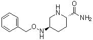 CAS 登錄號：1416134-49-0, (2S,5R)-5-[(苯基甲氧基)氨基]-2-哌啶甲酰胺