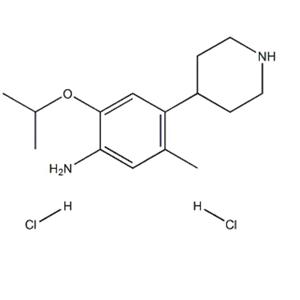 5-甲基-2-(1-甲基乙氧基)-4-(4-哌啶)-苯胺二鹽酸鹽