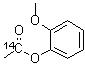 CAS 登錄號：15212-03-0, 鄰甲氧基苯酚乙酸酯-1-<sup>14</sup>C