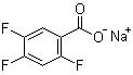 CAS 登錄號(hào)：522651-48-5, 2,4,5-三氟苯甲酸鈉鹽