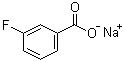 CAS 登錄號：499-57-0, 3-氟苯甲酸鈉